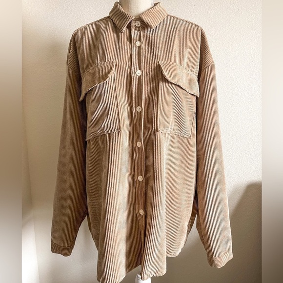 Reclaimed Vintage Shacket, Size Medium - Picture 3 of 15